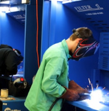 Weldtrons Make the Difference for High School Welding Lab 